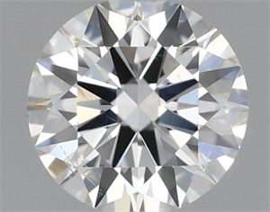 Picture of Natural Diamond 0.41 Carats, Round with Excellent Cut, H Color, SI2 Clarity and Certified by IGI