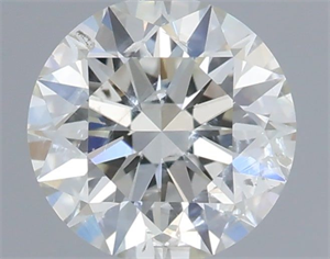 Picture of Natural Diamond 0.41 Carats, Round with Excellent Cut, H Color, SI2 Clarity and Certified by IGI