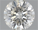 Natural Diamond 0.41 Carats, Round with Excellent Cut, H Color, SI2 Clarity and Certified by IGI