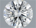 Natural Diamond 0.42 Carats, Round with Excellent Cut, H Color, SI2 Clarity and Certified by IGI