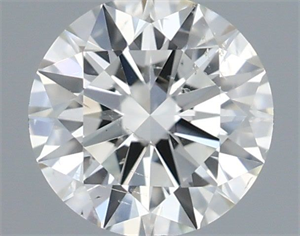 Picture of Natural Diamond 0.42 Carats, Round with Excellent Cut, H Color, SI2 Clarity and Certified by IGI