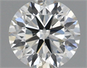 Natural Diamond 0.40 Carats, Round with Excellent Cut, H Color, SI2 Clarity and Certified by IGI