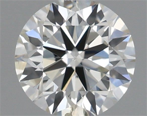Picture of Natural Diamond 0.40 Carats, Round with Excellent Cut, H Color, SI2 Clarity and Certified by IGI