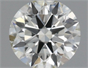 Natural Diamond 0.40 Carats, Round with Excellent Cut, H Color, SI2 Clarity and Certified by IGI