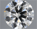 Natural Diamond 0.40 Carats, Round with Excellent Cut, H Color, SI2 Clarity and Certified by IGI