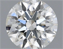Natural Diamond 0.40 Carats, Round with Excellent Cut, H Color, SI2 Clarity and Certified by IGI