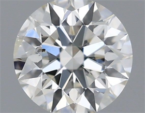 Picture of Natural Diamond 0.40 Carats, Round with Excellent Cut, H Color, SI2 Clarity and Certified by IGI