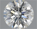 Natural Diamond 0.40 Carats, Round with Excellent Cut, H Color, SI2 Clarity and Certified by IGI