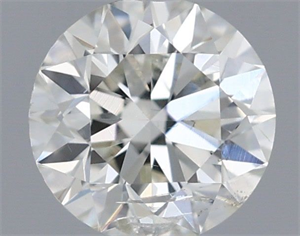 Picture of Natural Diamond 0.40 Carats, Round with Excellent Cut, H Color, SI2 Clarity and Certified by IGI