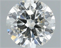 Natural Diamond 0.40 Carats, Round with Excellent Cut, H Color, SI2 Clarity and Certified by IGI