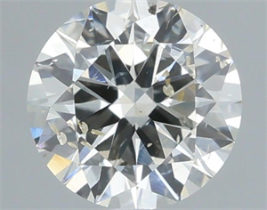 Picture of Natural Diamond 0.40 Carats, Round with Excellent Cut, H Color, SI2 Clarity and Certified by IGI