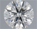 Natural Diamond 0.40 Carats, Round with Very Good Cut, H Color, SI2 Clarity and Certified by IGI