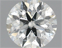 Natural Diamond 0.40 Carats, Round with Excellent Cut, H Color, SI2 Clarity and Certified by IGI