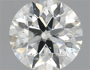Picture of Natural Diamond 0.40 Carats, Round with Excellent Cut, H Color, SI2 Clarity and Certified by IGI