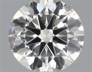 Picture of Natural Diamond 0.40 Carats, Round with Excellent Cut, I Color, SI1 Clarity and Certified by IGI