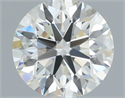 Natural Diamond 0.40 Carats, Round with Excellent Cut, I Color, SI1 Clarity and Certified by IGI