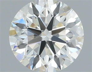 Picture of Natural Diamond 0.40 Carats, Round with Excellent Cut, I Color, SI1 Clarity and Certified by IGI