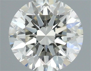 Picture of Natural Diamond 0.40 Carats, Round with Excellent Cut, I Color, SI2 Clarity and Certified by IGI