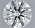 Natural Diamond 0.40 Carats, Round with Excellent Cut, I Color, SI2 Clarity and Certified by IGI