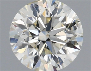 Picture of Natural Diamond 0.40 Carats, Round with Excellent Cut, I Color, SI2 Clarity and Certified by IGI