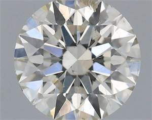 Picture of Natural Diamond 0.40 Carats, Round with Excellent Cut, I Color, SI2 Clarity and Certified by IGI