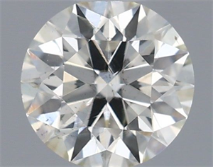 Picture of Natural Diamond 0.40 Carats, Round with Excellent Cut, I Color, SI2 Clarity and Certified by IGI