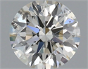 Natural Diamond 0.40 Carats, Round with Excellent Cut, I Color, SI2 Clarity and Certified by IGI
