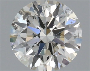 Picture of Natural Diamond 0.40 Carats, Round with Excellent Cut, I Color, SI2 Clarity and Certified by IGI