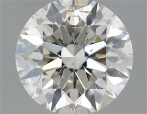 Picture of Natural Diamond 0.40 Carats, Round with Excellent Cut, I Color, SI2 Clarity and Certified by IGI