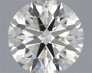 Picture of Natural Diamond 0.40 Carats, Round with Excellent Cut, I Color, SI2 Clarity and Certified by IGI