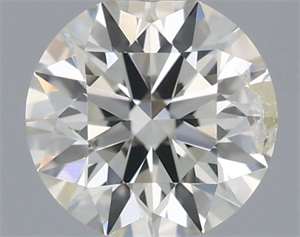 Picture of Natural Diamond 0.40 Carats, Round with Excellent Cut, I Color, SI2 Clarity and Certified by IGI