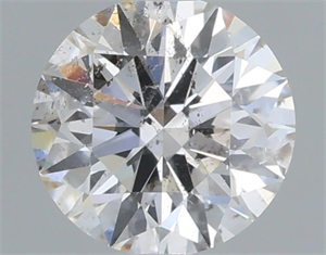 Picture of Natural Diamond 0.40 Carats, Round with Excellent Cut, I Color, SI2 Clarity and Certified by IGI