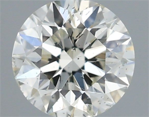 Picture of Natural Diamond 0.40 Carats, Round with Excellent Cut, I Color, SI2 Clarity and Certified by IGI