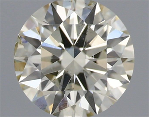 Picture of Natural Diamond 0.43 Carats, Round with Excellent Cut, L Color, SI1 Clarity and Certified by IGI