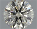 Natural Diamond 0.40 Carats, Round with Excellent Cut, L Color, VS2 Clarity and Certified by IGI