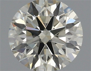 Picture of Natural Diamond 0.40 Carats, Round with Excellent Cut, L Color, VS2 Clarity and Certified by IGI