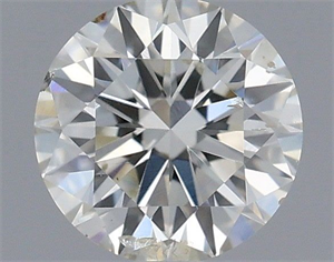 Picture of Natural Diamond 0.40 Carats, Round with Excellent Cut, I Color, SI2 Clarity and Certified by IGI