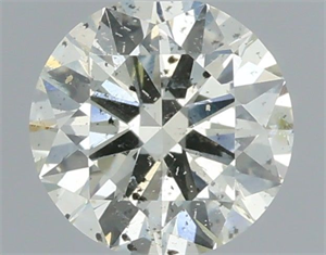 Picture of Natural Diamond 0.40 Carats, Round with Excellent Cut, I Color, SI2 Clarity and Certified by IGI