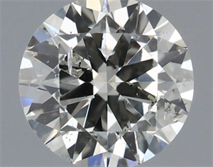 Picture of Natural Diamond 0.40 Carats, Round with Very Good Cut, I Color, SI2 Clarity and Certified by IGI