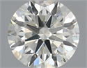 Natural Diamond 0.41 Carats, Round with Excellent Cut, I Color, SI2 Clarity and Certified by IGI