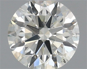 Picture of Natural Diamond 0.41 Carats, Round with Excellent Cut, I Color, SI2 Clarity and Certified by IGI