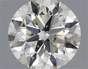 Picture of Natural Diamond 0.40 Carats, Round with Very Good Cut, I Color, SI2 Clarity and Certified by IGI