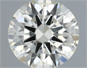 Natural Diamond 0.40 Carats, Round with Excellent Cut, J Color, SI2 Clarity and Certified by IGI