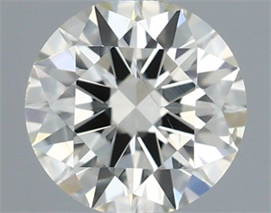 Picture of Natural Diamond 0.40 Carats, Round with Excellent Cut, J Color, SI2 Clarity and Certified by IGI