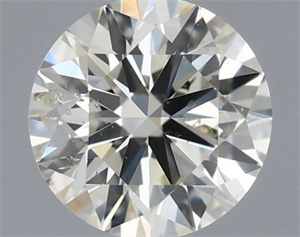 Picture of Natural Diamond 0.43 Carats, Round with Excellent Cut, J Color, SI2 Clarity and Certified by IGI