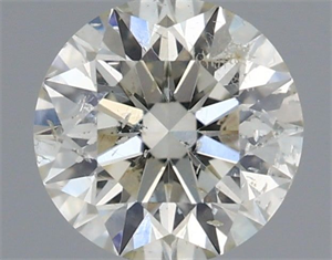 Picture of Natural Diamond 0.40 Carats, Round with Excellent Cut, J Color, SI2 Clarity and Certified by IGI