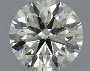Picture of Natural Diamond 0.40 Carats, Round with Excellent Cut, J Color, SI2 Clarity and Certified by IGI