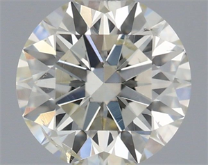 Picture of Natural Diamond 0.42 Carats, Round with Excellent Cut, J Color, SI2 Clarity and Certified by IGI