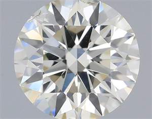 Picture of Natural Diamond 0.42 Carats, Round with Excellent Cut, J Color, SI2 Clarity and Certified by IGI