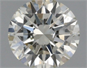 Natural Diamond 0.41 Carats, Round with Excellent Cut, J Color, SI2 Clarity and Certified by IGI